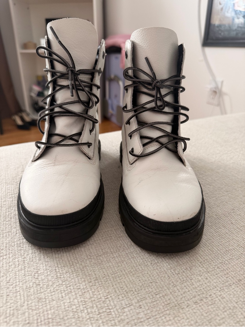 Timberland White Boots
